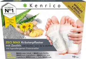 ZEO MAX Kräuterpflaster mit Zeolith 10 Pflaster
